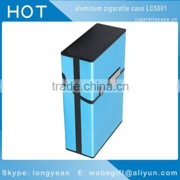 Light Aluminum Cigar Cigarette Case Tobacco Holder Pocket Box Storage Container photo-2