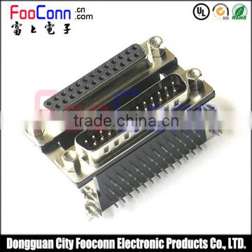 Quality Assurance D-SUB Stack Connector 25P Female to 25P male