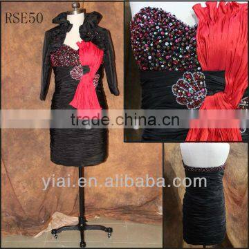 RSE50 Black Mother Of The Bride Dresses With Jackets