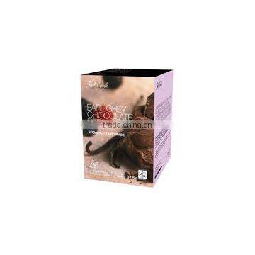 Earl Grey Chocolate Berry Tea in pyramidal teabags