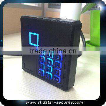 Touch keypad RFID 13.56Mhz IC chip card rfid reader with keyboard