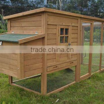 Extra Large Wooden Chicken Coop Hen House Nesting Box Poultry Coup Nest Long Run