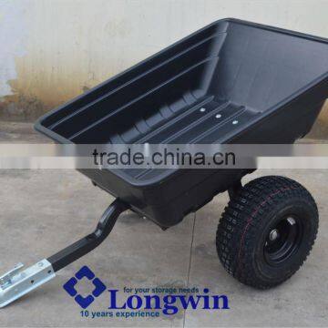 Landscape yard hauler tow trailer, atv trailers