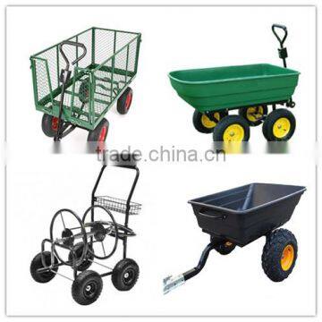 4 wheel Garden trolley, garden wagon, hand pull garden cart