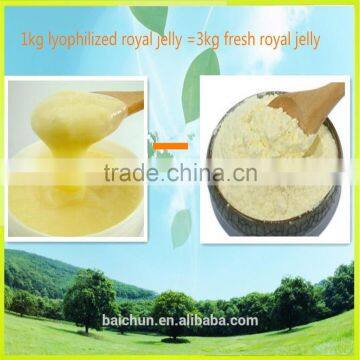 3.0% DHA High quality royal jelly freeze dried powder /bulk royal jelly lyophilized powder