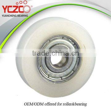 625zz bearing finished nylon sliding wheel for door rack