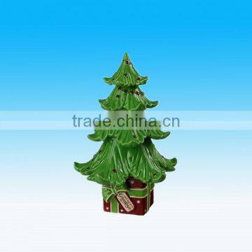 Wholesale handmade christmas tree ceramic decoration