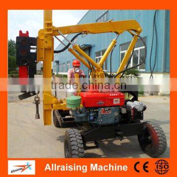 Highway Guardrail Hydraulic Small Pile Driver for Road Construction