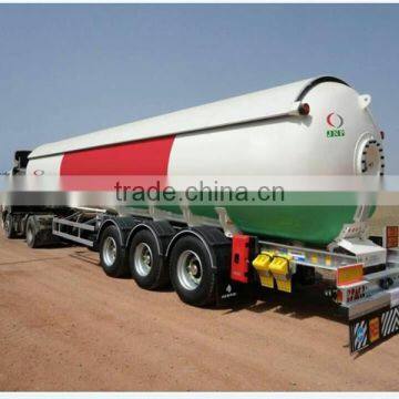 Good Quality 56 Cubic Meters Shaded Lpg Gas Tanker Semi Trailer photo-5
