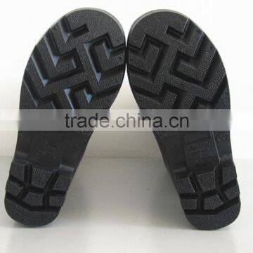 Acid Resistant Black Industrial Steel Toe PVC Safety Rain Boots photo-5