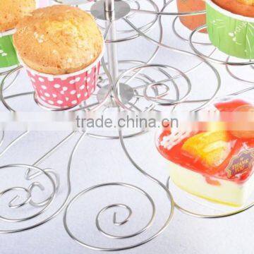 4-tire Solid Metal Display Stand for Wedding Cake