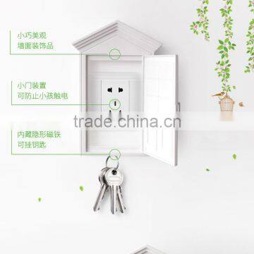 Creative Door Shape Waterproof Cover of Outlet and Anti-electric shock Cap of Socket