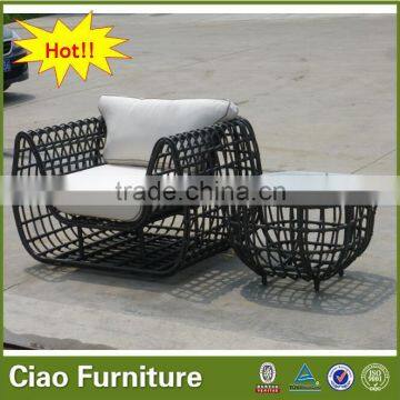 Garden Furniture Outdoor Rattan USA Style Outdoor Big Sofa Set photo-6