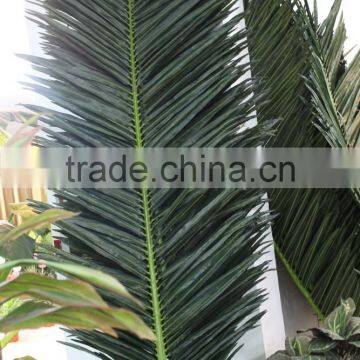 Fake Plastic Palm Leaf Manufacture Garden Handmade Artificial Palm Leaf/branch photo-4