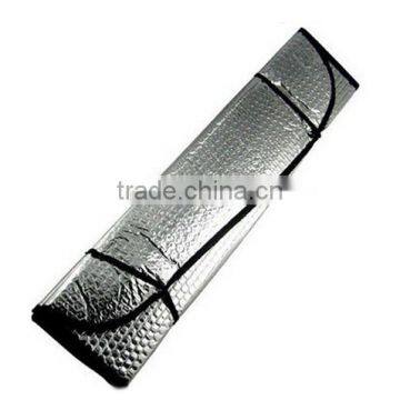 Cheap Wholesale Custom Printed Car Sunshade Portable Aluminum Car Windshield Sun Shade photo-2