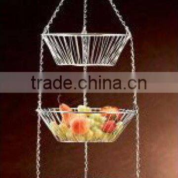 3 Tier Hanging Fruit Vegetable Kitchen Storage Basket