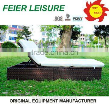Hot Sell pe Rattan Garden Lounge photo-3