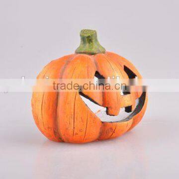 Pumpkin Candle Holder Ceramic Artware/Home Decoration Halloween Candlestick photo-3