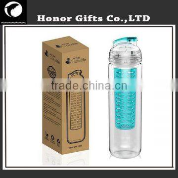 Private Label Fruit Infuser Joyshaker Water Bottle BPA Free photo-2