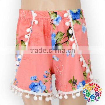 Soft Material Beautiful Flower Baby Toddler Kids Summer Shorts for Children photo-2