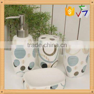 5pcs ceramic bath set as gift