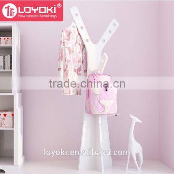 Hot Sale Wooden DIY Coat Rack Stand Kids Room Clothes Hanging Tree Shaped Coat Rack photo-2