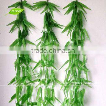 GNW FLV020 Artificial Willow Leaves Vine Garland Silk Material for Bedroom Decoration