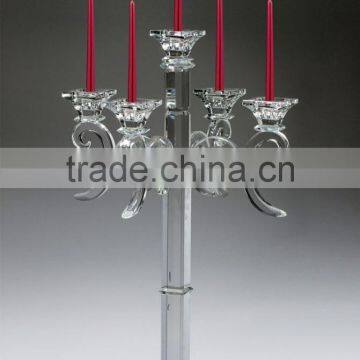 Beautiful 8 Crystal Candle Holder as Glass Candle Holder for Wedding Centerpiece photo-4