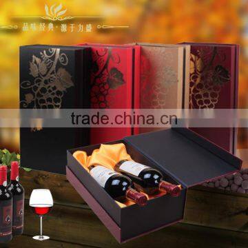 popular wooden wine box for 2 bottles