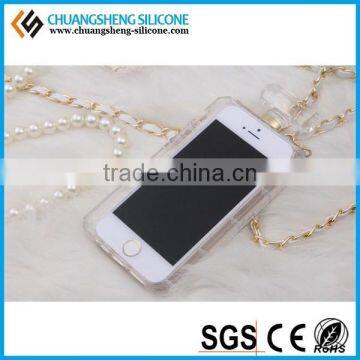 Luxury Diamond Rhinestone Perfume Bottle Case for IPhone 6 / 6 Plus/ 4 4S 5 5S for Samsung S4 Note 2/3 Mobile Phone Covers photo-2