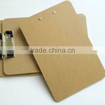 High quality A5 MDF office clipboard with wooden board