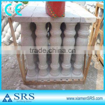 Outdoor natural marble stone baluster