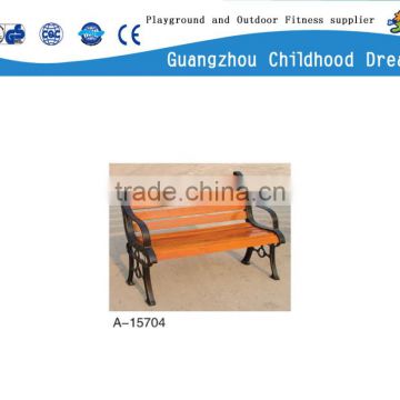 (A-15704) Decorative metal leg park bench for sale