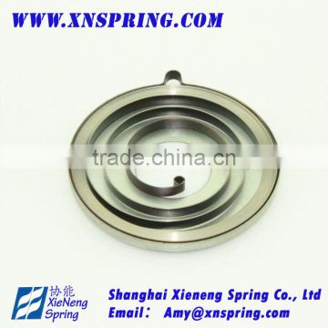 helical compression retractable spiral springs