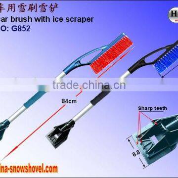 2-in-1 car ice scraper and snow brush set tools (G852)