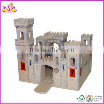 2016 Top Fashion Funny Wooden Toy Castles for Boys W06A094 photo-5