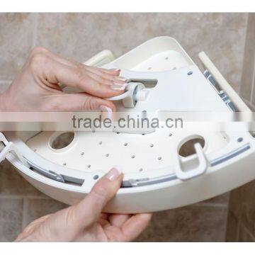 2016 New Arrival Wholesale on Plastic Shelf Bathroom Accessory Snapup Shelf photo-3