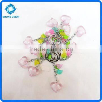 Double Love Key Chain Beautiful Key Ring photo-2