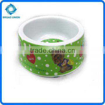 Round Plastic Dog Bowl