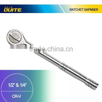 chrom plated ratchet spanners,Taiwan origin CR-V ratchet wrench,universal spanner wrench