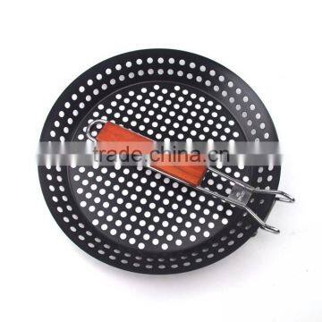 Pizza Grill Pan With Flexional Handle