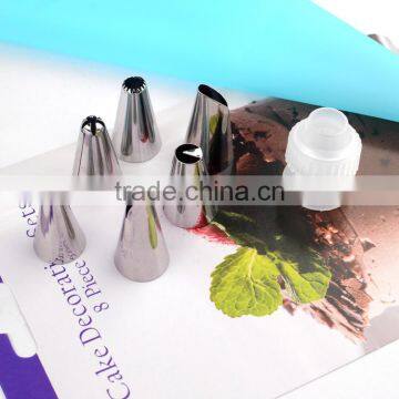 OEM Cheap 6 Pcs Stainless Steel Cookie Cake Tip Set Decoration as Seen on tv photo-2