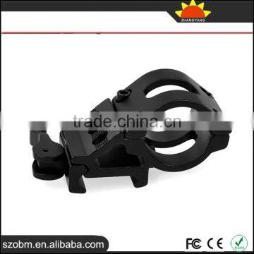 KC3008 Aluminum Alloy 30mm Ring 20mm Weaver Rail Mount For Gun,Quick Disassembly 21mm Flashlight/Scope Mount photo-2