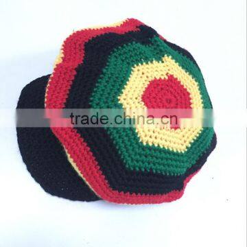 Hand Knit Custom Hat Printed Colorful Winter Knitted Hat