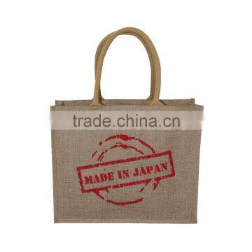 Jute Printed Shopping Bag for japan available at 