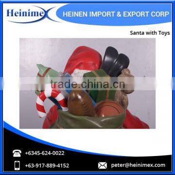 High Quality, Durable, Cold Cast Poly-Resin & Fibre-glass Santa With Toys photo-5
