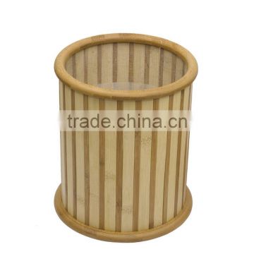 bamboo rubbish bin #80001