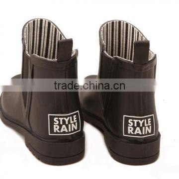 Riding Boots Horse Rubber Rain Welly Women Sex Rubber Boot Flat Made in China photo-4