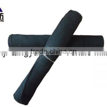 30cm*300cm Black Color Burlap Runner Sewn Edge on Small Rolls photo-2
