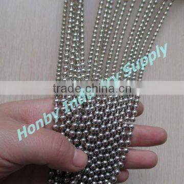 Silver Coloured 6mm Metal Bead Curtain String